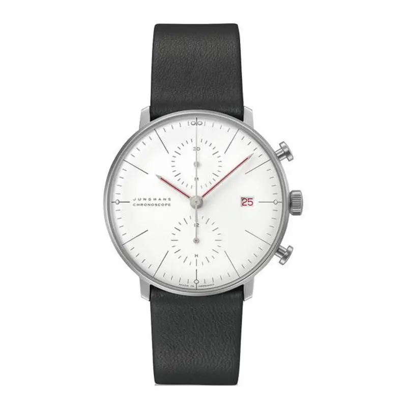 Junghans - Montre Max Bill Chronoscope Bauhaus 27/4303.02