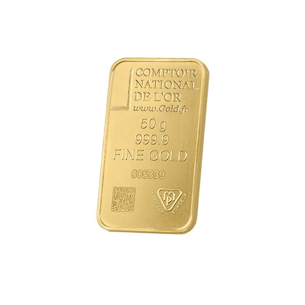 Lingotin Or 50g (certifié LBMA)