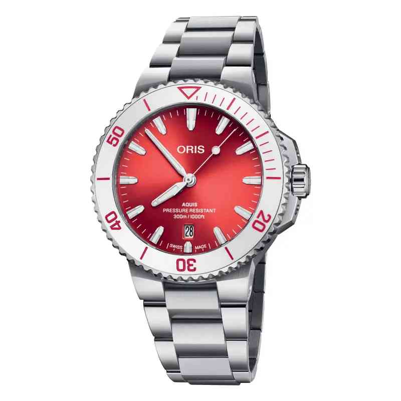 Oris- Montre Aquis Date Taste of Summer 41.50 mm 01 733 7787 4138-07 8 22 04PEB