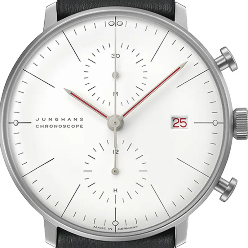 Junghans - Montre Max Bill Chronoscope Bauhaus 27/4303.02 – Image 2